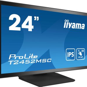 Moniteur tactile 23,8" PCAP HDMI DP USB HP - T2452MSC-B1