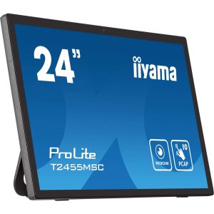 Moniteur tactile 23,8" VGA /HDMI /DP multitouch - T2455MSC-B1