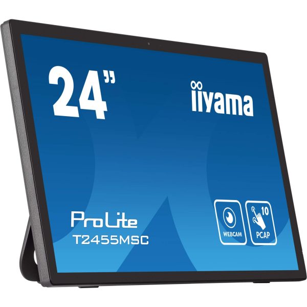 Moniteur tactile 23,8" VGA /HDMI /DP multitouch - T2455MSC-B1