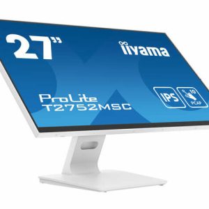 Moniteur 27" blanc tactile PCAP 10 pts HDMI /DP - T2752MSC-W1