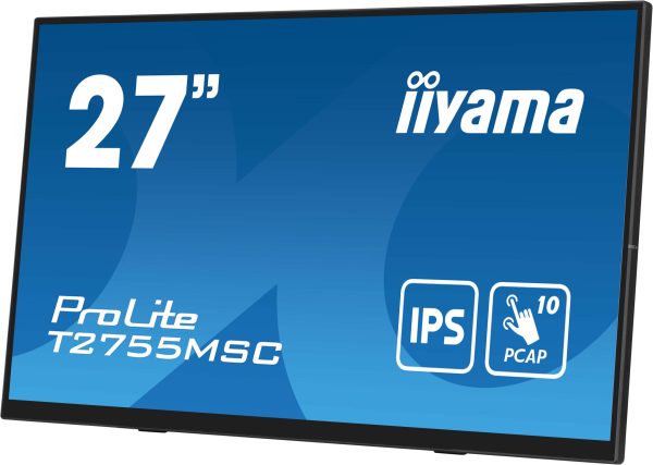 Moniteur tactile PCAP 27" DP/HDMI  USB - T2755MSC-B1