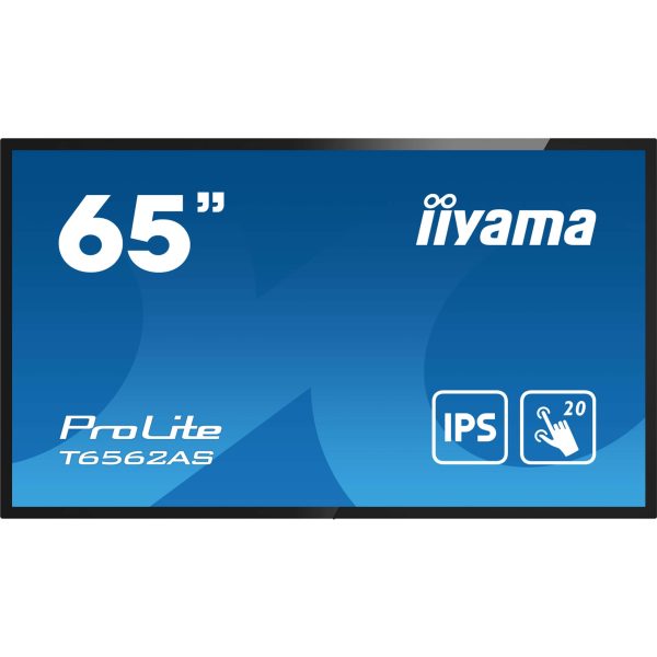 Moniteur tactile 64,5" PCAP 3xHDMI USB HP - T6562AS-B1