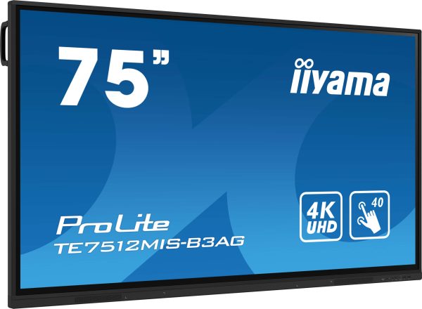 Moniteur 75" tactile interactif 4K UHD Android - TE7512MIS-B3AG