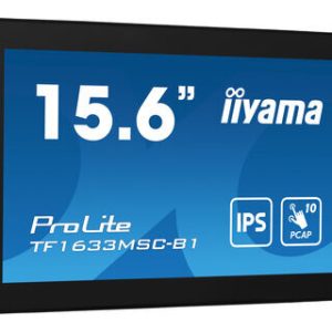 Moniteur tactile 15,6" PCAP verre sans cadre - TF1633MSC-B1