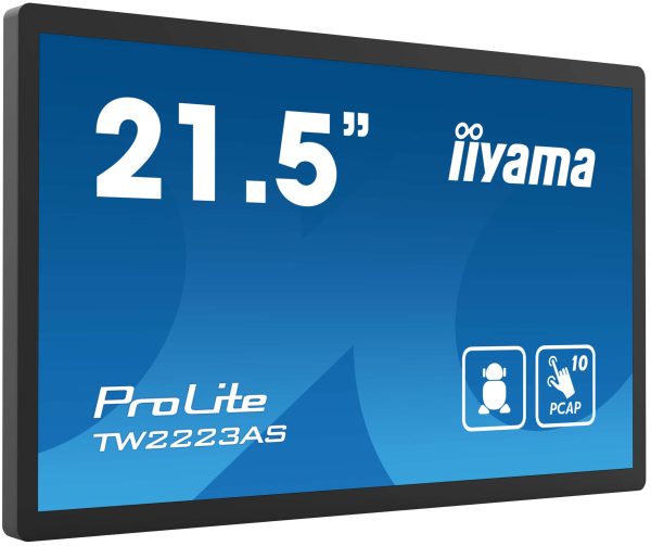Moniteur tactile 21,5" PCAP verre bord à bord - TW2223AS-B2