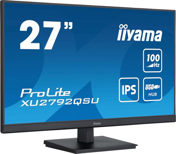 Moniteur 27" Ultra Mince IPS 2560x1440 100Hz HP - XU2792QSU-B6