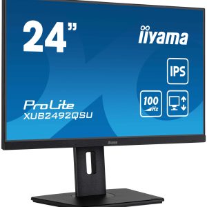 Moniteur 23.8" Ultra mince IPS WQHD DP/HDMI Pivot - XUB2492QSU-B1