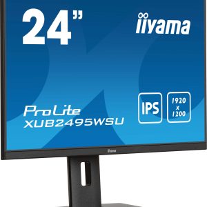 Moniteur 24,1" Ultra Mince IPS DP/HDMI USB-C Pivot - XUB2495WSU-B7