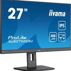 Moniteur 27" Ultra Mince IPS 2560x1440 100Hz HP - XUB2792QSU-B6