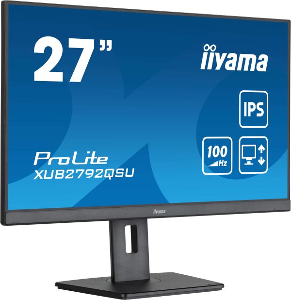 Moniteur 27" Ultra Mince IPS 2560x1440 100Hz HP - XUB2792QSU-B6