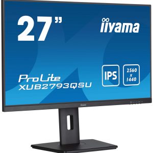 Moniteur 27" Ultra mince IPS WQHD DP/HDMI Pivot - XUB2793QSU-B7