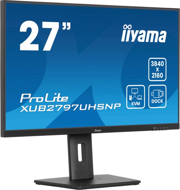 Moniteur 27" Ultra mince IPS 3820x2160 Dock USB - XUB2797UHSNP-B1
