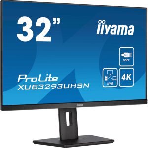 Moniteur 31,5" Ultra mince IPS 3820x2160 Dock USB - XUB3293UHSN-B5