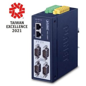 Modbus gateway 4 ports RS232/422/485 -40/+75°C - IMG-2400T
