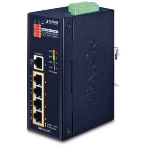 Switch Indus 5 ports 100Mbits dont 4 PoE AT 120W - ISW-504PT