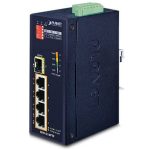 Switch Indus 4 ports PoE af 120W 1xSFP 100Mbits - ISW-514PTF