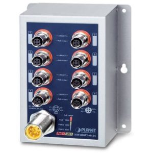 Switch Indus IP67 8 ports 100Mbits PoE af 120W - ISW-808PT-M12A