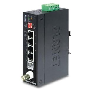 Extender Indus 4 ports Giga 1 port BNC ou RJ11 - IVC-234GT