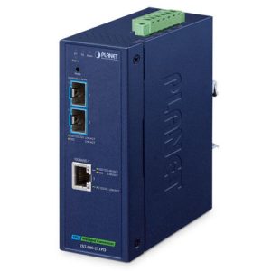 Transceiver Indus 1xRJ45 10G PoE In 2xSFP+ - IXT-900-2X1PD