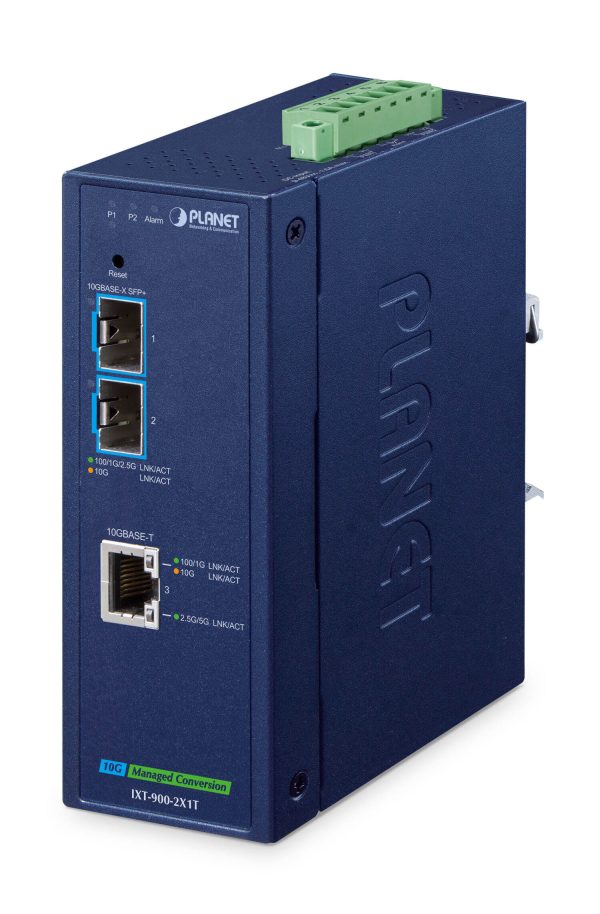 Transceiver Indus 1xRJ45 10G / 2xSFP+ - IXT-900-2X1T