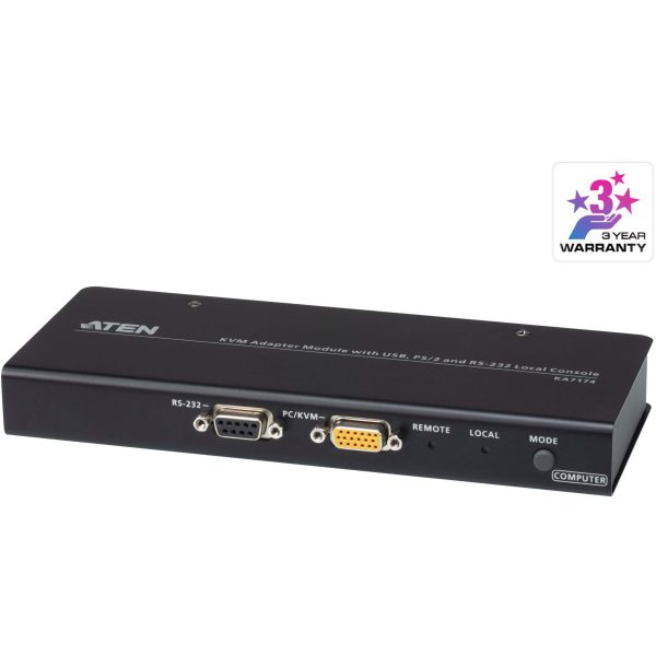Module serveur RJ45 pour KVM connexion PS2/USB/RS - KA7174-AX-G