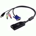 Module serveur RJ45 pour KVM connexion USB audio - KA7176-AX