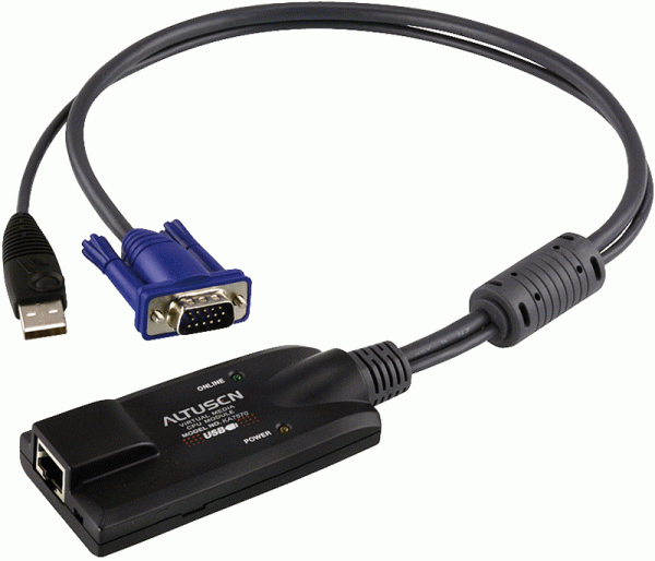 Module serveur RJ45 pour KVM connexion USB - KA7570-AX