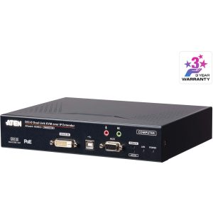 Emetteur console KVM DVI-D Dual Link USB IP PoE - KE6922T-AX
