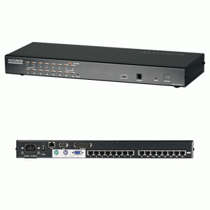 Switch KVM IP Pro 16 ports Cat 5 1 console + 1 IP - KH1516AI-AX-G