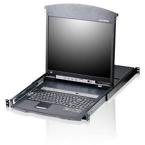 Console KVM rackable TFT 17" 8 ports - Clavier US - KL1508AM-AXA-AG