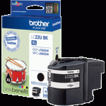 Cartouche d'encre LC22U BK noire 2400 pages - LC22UBK