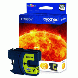 Cartouche d'encre LC980Y jaune - LC980Y
