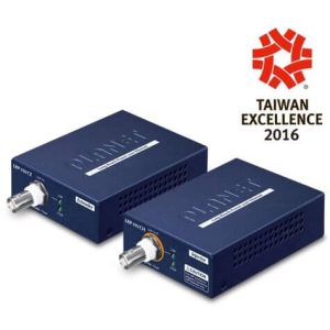 Kit déport ethernet PoE over Coax jusqu'à 1000m - LRP-101C-KIT