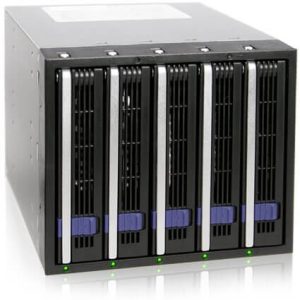 Backplane 5 HDD 3,25" Sata Hot -Swap dans 3x 5.25" - MB155SP-B