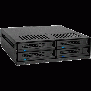 Rack Amovible 5,25" 4x 2,5" Sata/SAS - MB324SP-B
