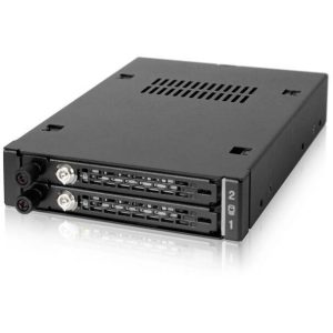 Rack amovible industriel 2x 2.5” Sata 3"1/2 - MB492SKL-B