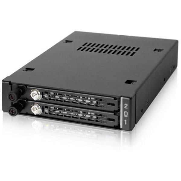 Rack amovible industriel 2x 2.5” Sata 3"1/2 - MB492SKL-B