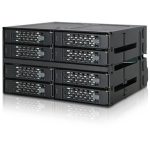 Backplane 8 baies SSD/HDD 2,5” Sata/SAS 2x 5.25” - MB508SP-B
