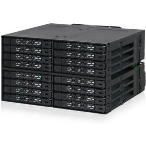 Backplane 16 HDD/SSD 2"1/2 SAS/Sata dans 2x 5.25” - MB516SP-B