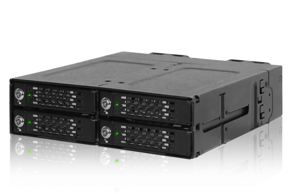 Rack amovible 4x SSD NVMe M.2 5.25" SFF-8612 v3 - MB720MK-B V3