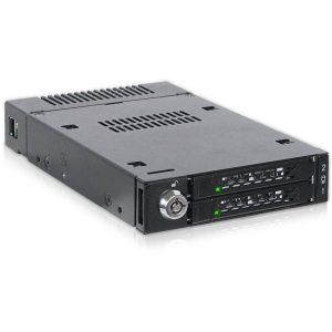 Rack amovible pour 2x SSD NVMe M.2 PCIe 3.5"