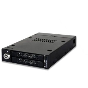 Rack amovible 2x 2,5" Raid 3"1/2 - MB992SKR-B