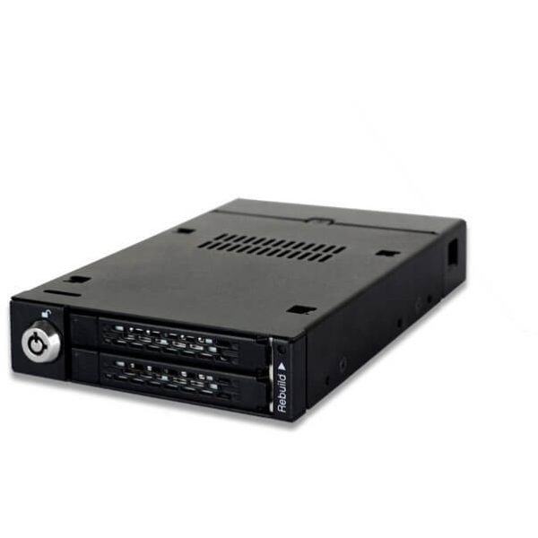 Rack amovible 2x 2,5" Raid 3"1/2 - MB992SKR-B