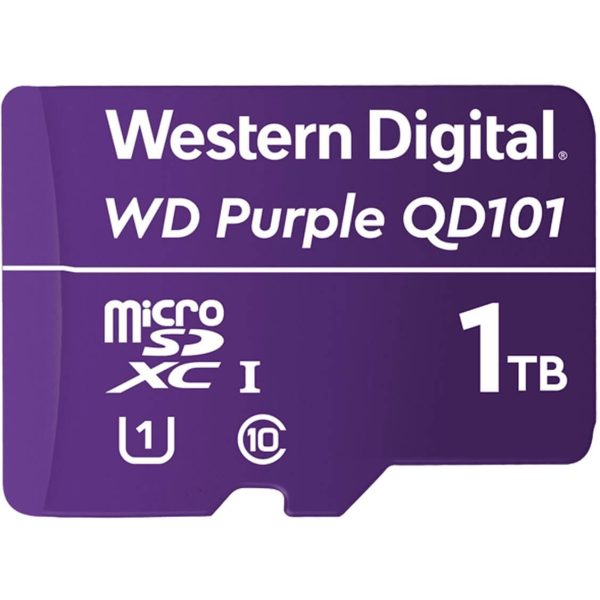 Carte Micro SDXC WD Purple 1 To -40/+85°C - WDD100T1P0C