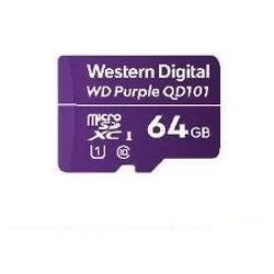 Carte Micro SDXC WD Purple 64GB -40/+85°C - WDD064G1P0C