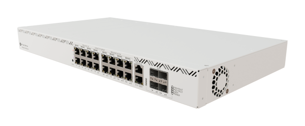 Routeur Switch Cloud 16 ports Giga PoE + 4 SFP+ - CRS320-8P-8B-4S+RM
