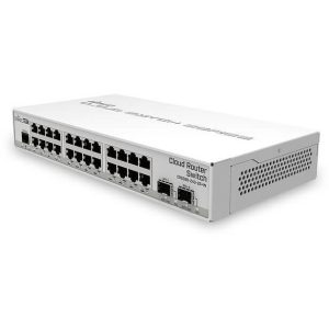 Switch Cloud 24 ports Giga 2 SFP+ dual booth - CRS326-24G-2S+IN