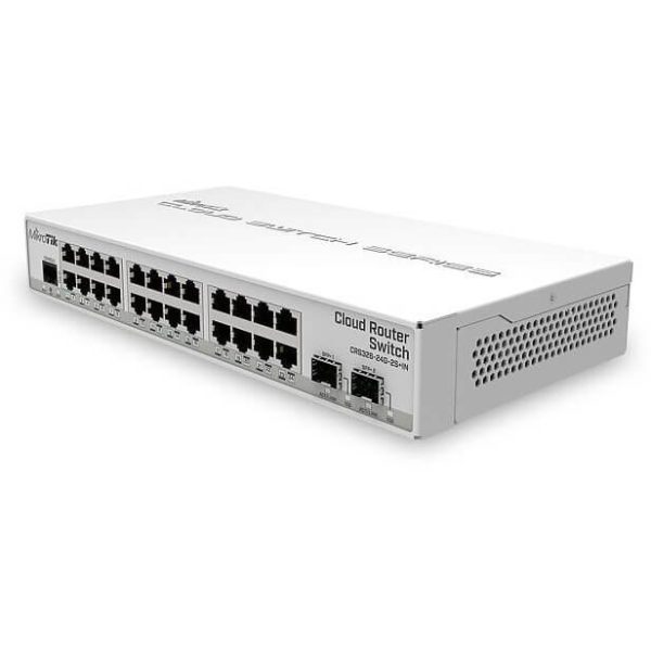 Switch Cloud 24 ports Giga 2 SFP+ dual booth - CRS326-24G-2S+IN
