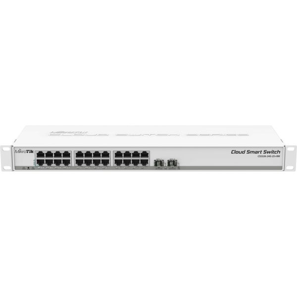 Switch Cloud 24 ports Giga 2 SFP+ - CSS326-24G-2S+RM