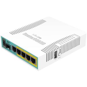 Routeur 5 ports Giga (4 PoE) + SFP hEX PoE - RB960PGS